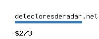 detectoresderadar.net Website value calculator