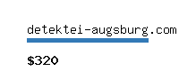 detektei-augsburg.com Website value calculator