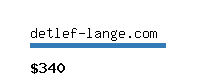 detlef-lange.com Website value calculator