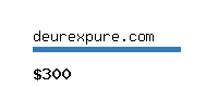 deurexpure.com Website value calculator