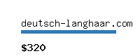 deutsch-langhaar.com Website value calculator