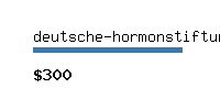 deutsche-hormonstiftung.com Website value calculator