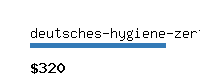 deutsches-hygiene-zertifikat.com Website value calculator