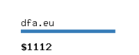 dfa.eu Website value calculator