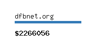 dfbnet.org Website value calculator