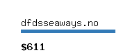 dfdsseaways.no Website value calculator