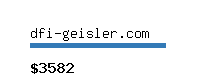 dfi-geisler.com Website value calculator