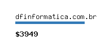 dfinformatica.com.br Website value calculator