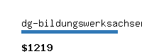 dg-bildungswerksachsen.org Website value calculator