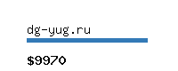 dg-yug.ru Website value calculator