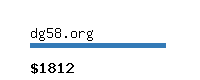 dg58.org Website value calculator