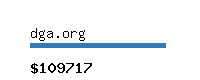 dga.org Website value calculator