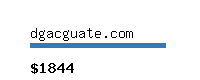 dgacguate.com Website value calculator