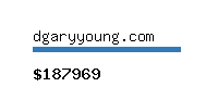 dgaryyoung.com Website value calculator