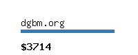 dgbm.org Website value calculator