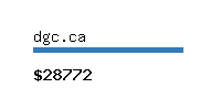 dgc.ca Website value calculator
