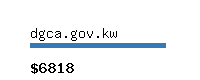 dgca.gov.kw Website value calculator