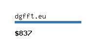 dgfft.eu Website value calculator