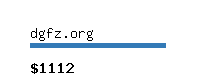 dgfz.org Website value calculator