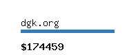 dgk.org Website value calculator