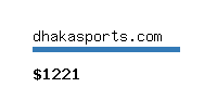 dhakasports.com Website value calculator