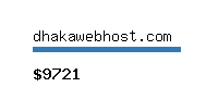 dhakawebhost.com Website value calculator