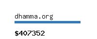 dhamma.org Website value calculator