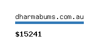 dharmabums.com.au Website value calculator