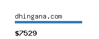 dhingana.com Website value calculator