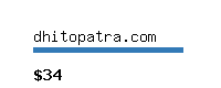 dhitopatra.com Website value calculator
