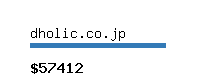 dholic.co.jp Website value calculator