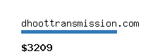 dhoottransmission.com Website value calculator