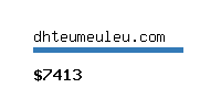 dhteumeuleu.com Website value calculator