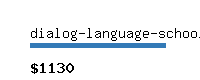 dialog-language-school.com Website value calculator