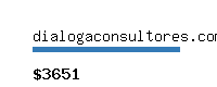 dialogaconsultores.com Website value calculator