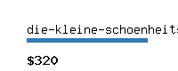 die-kleine-schoenheitsfarm.com Website value calculator