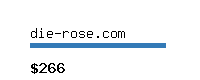 die-rose.com Website value calculator