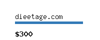 dieetage.com Website value calculator