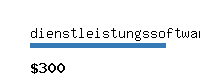 dienstleistungssoftware.com Website value calculator