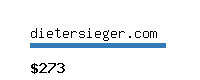 dietersieger.com Website value calculator