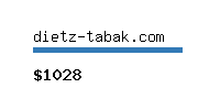 dietz-tabak.com Website value calculator
