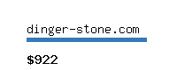 dinger-stone.com Website value calculator
