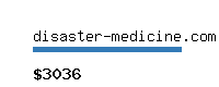 disaster-medicine.com Website value calculator