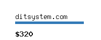 ditsystem.com Website value calculator