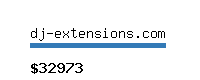 dj-extensions.com Website value calculator