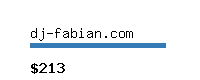 dj-fabian.com Website value calculator