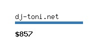 dj-toni.net Website value calculator