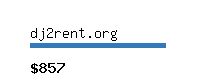 dj2rent.org Website value calculator