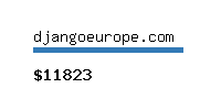 djangoeurope.com Website value calculator