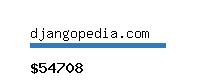 djangopedia.com Website value calculator